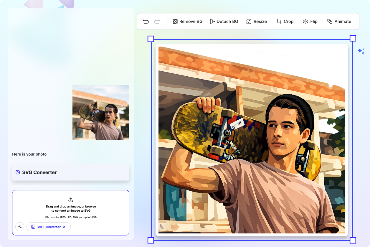 Free AI SVG Converter, Convert Images to SVG Online